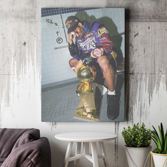 Kobe Bryant Poster  - Lakers Championship - Kobe Wall Art
