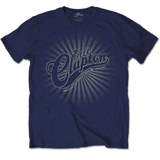 Eric Clapton Unisex Tee: Logo Rays