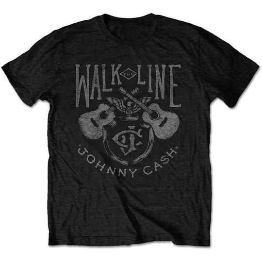 Johnny Cash Unisex Tee: Walk The Line