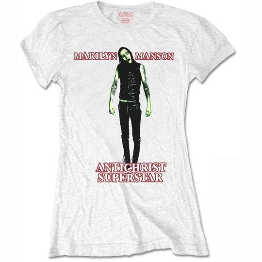 Marilyn Manson Ladies Tee: Antichrist
