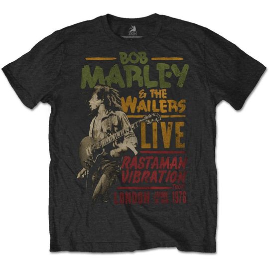 Bob Marley Unisex Tee: Rastaman Vibration Tour 1976