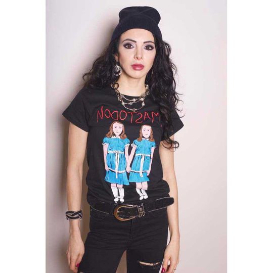 Mastodon Ladies Tee: Twins