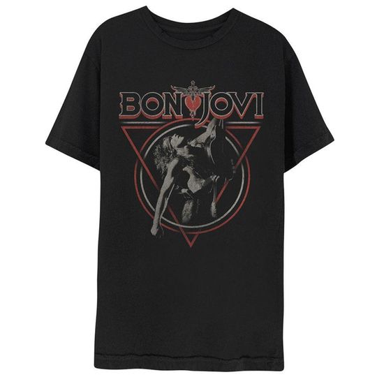 Bon Jovi Tee: Triangle Overlap