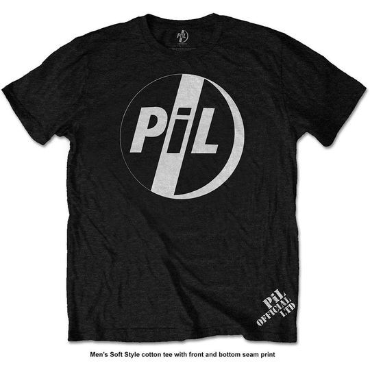 PIL (Public Image Ltd) Unisex Tee: White Logo
