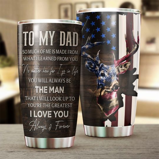 Father's Day To My Dad I Love You Tumbler Ringneck Tumbler 20oz