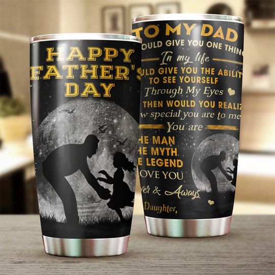 Happy Father's Day You Are The Myth The Legend The Man Ringneck Tumbler 20oz