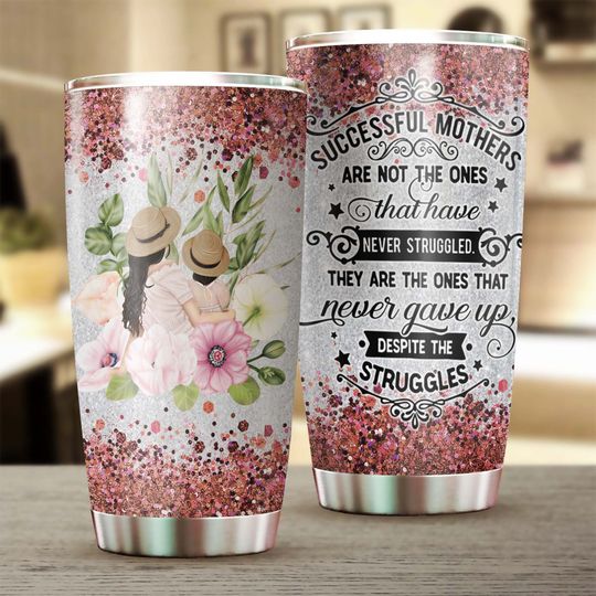 Mother's Day Gift Successful Mom Never Gives Up On Their Children Ringneck Tumbler 20oz