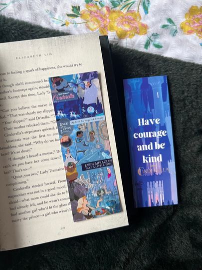 Disney Inspired Cinde Collage Bookmark