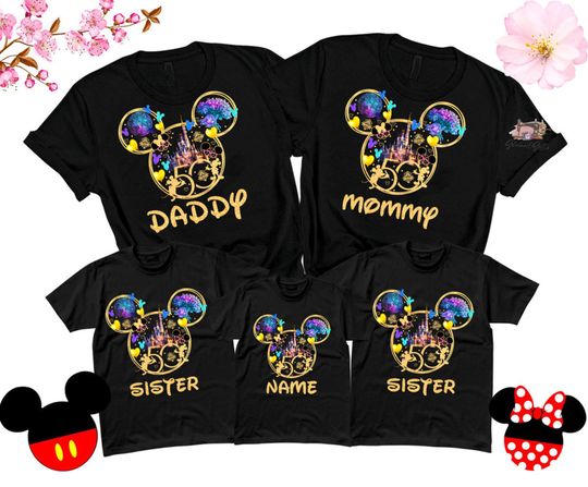 Disney 50th Anniversary Family Trip Shirt