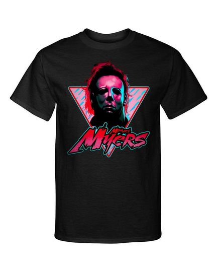 Michael Myers 80s Retro Style Halloween Horror Killer Graphic Tee T-Shirt