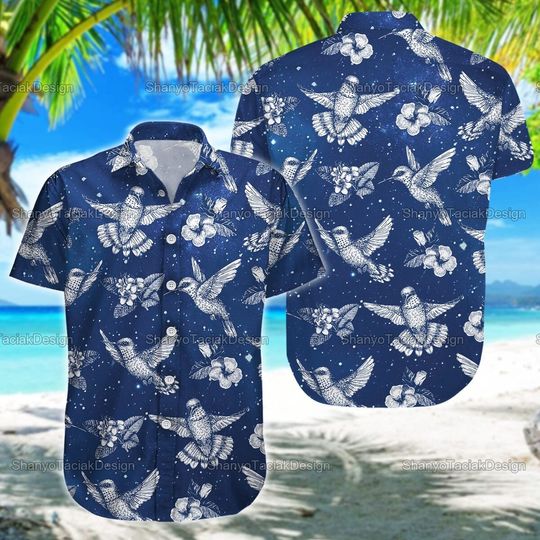 Hummingbird Hawaiian Shirt