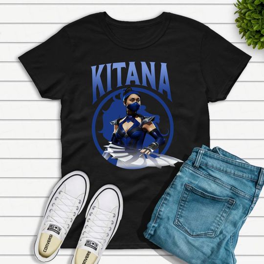 Mortal Kombat Kitana T-Shirt, Kitana Mortal Kombat Shirt, Kitana Shirt Fan Gifts, Mortal Kombat Game Shirt, Ninja Shirt