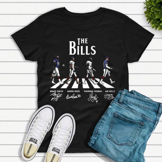 The Bills Abbey Road Signatures T-Shirt