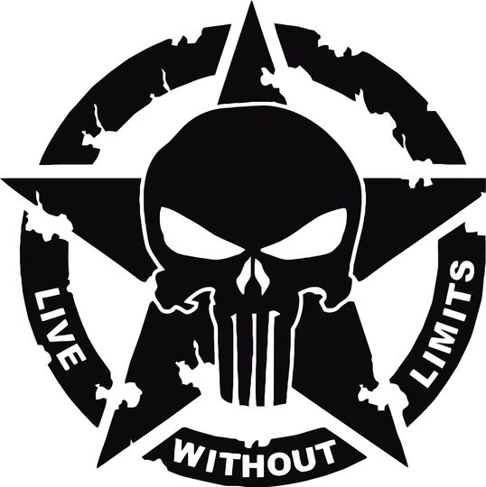 Punisher Skull Decal | Sticker