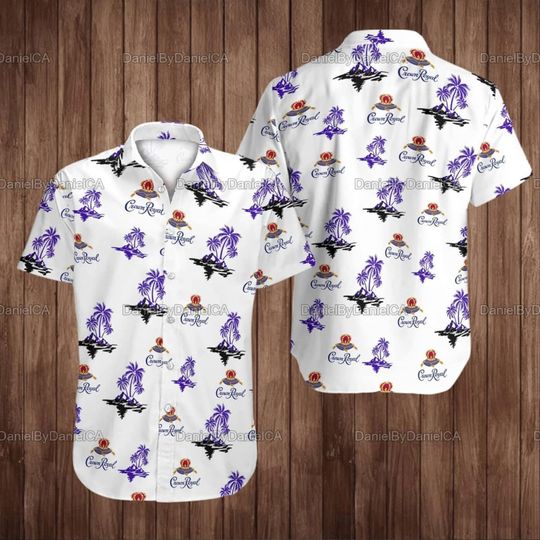 Crown Royal Hawaiian Shirts, Royal Summer Shirts, Royal  Button