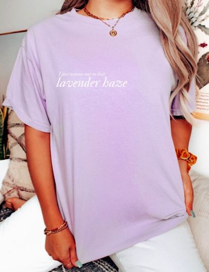 Lavender Haze Shirt, Midnights Album T-Shirt