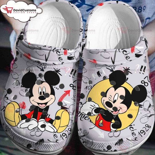 Disney Delight Mickey Mouse Clogs, Disney Clogs, Birthday Gift