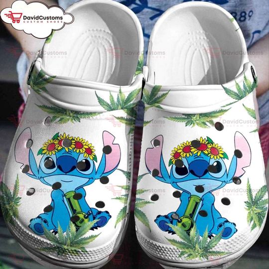 Experiment 626 Footwear Aloha Stitch 3D Clog Shoes