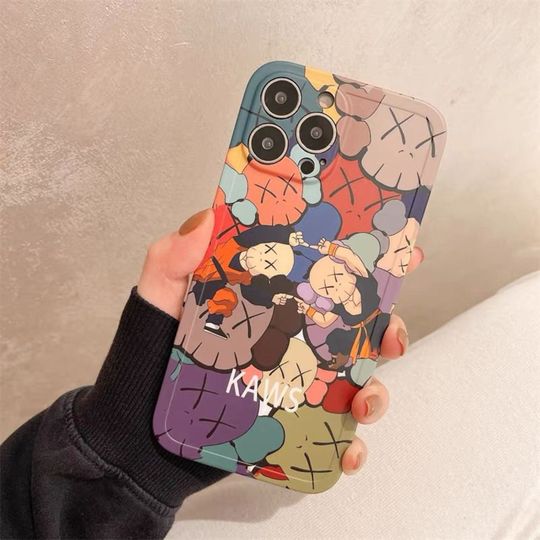 Tide brand KAWS Sesame Street Violent Bear Mobile Phone Silicone Case  iphone 7 8 x xr xs 11 12 13 pro max case