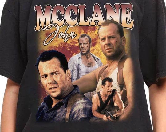 John McClane Shirt Vintage Shirt Die Hard Movies shirt