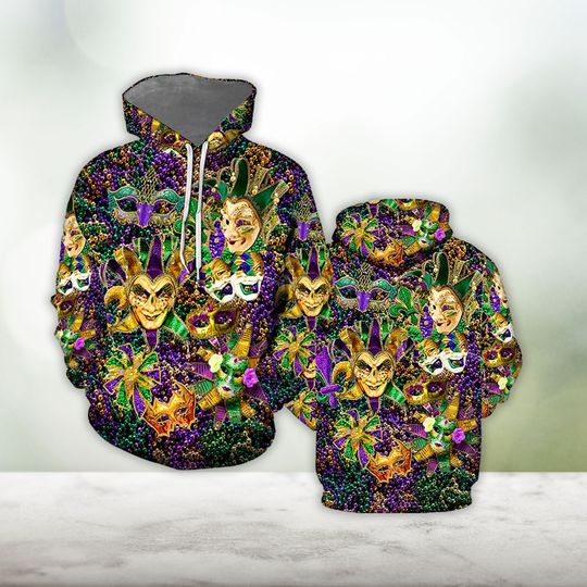 Mardi Gras Hoodie For Men Women, Mardi Gras Festival Shirts, Mardi Gras Zip Up Hoodie