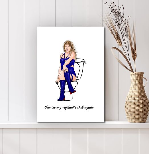 Funny Bathroom Print - Taylorr Swifts Themed