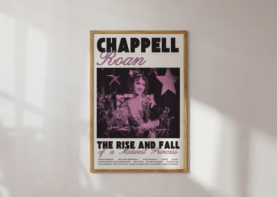 Chappell Roan Midwest Princess Poster Print