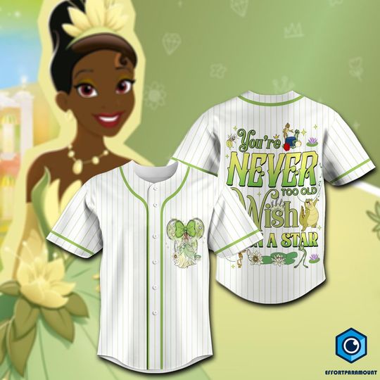 Tiana Princess Baseball Shirt, Princess Tiana Baseball Jersey, Princess and the Frog