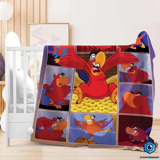 Aladdin Lago Blanket, Aladdin Magic Blanket Genie Princess Jasmine Blanket, Magic Kingdom Blanket