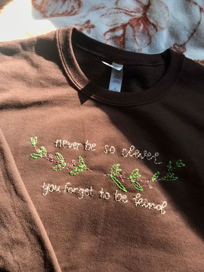 the marjorie embroidered sweatshirt!