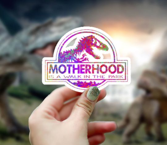 Funny Motherhood Sticker, Waterproof Sticker