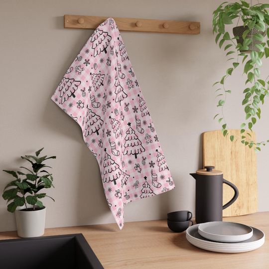 Xmas Light Hand Towel, Christmas Tree Lights Kitchen Towel, Tea Towel,Bathroom Towel Set