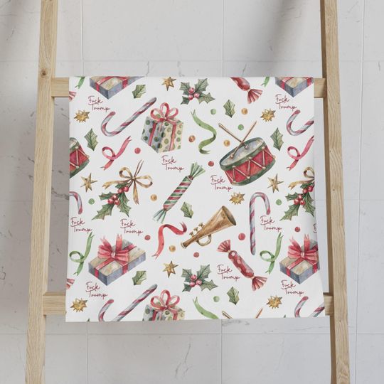 Christmas Hand Towel, Christmas Decor Kitchen Towel
