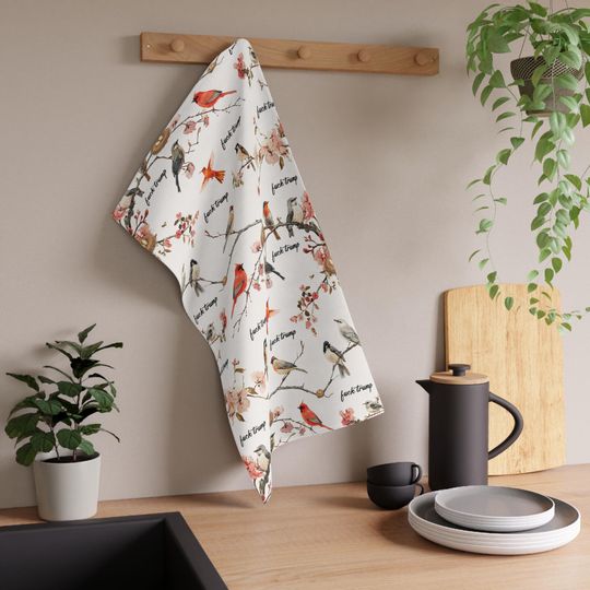 Hand Towel, Chinoiserie French Kitchen Towel, Bathroom Towel Set