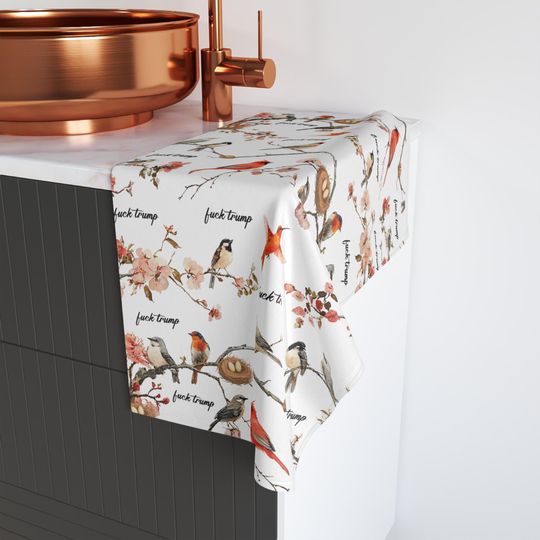 Hand Towel, Chinoiserie French Kitchen Towel, Bathroom Towel Set