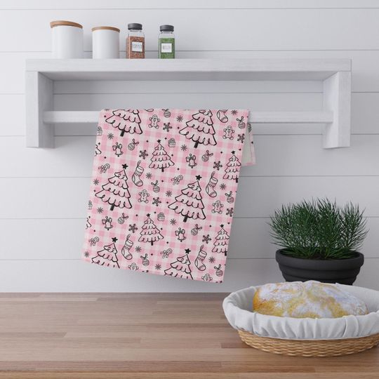 Xmas Light Hand Towel, Christmas Tree Lights Kitchen Towel, Tea Towel,Bathroom Towel Set