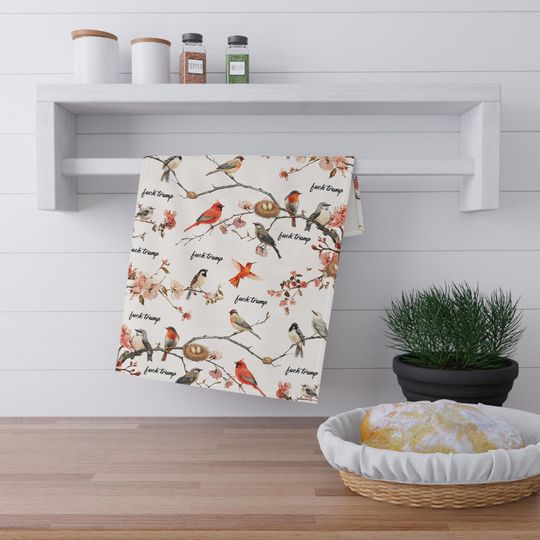 Hand Towel, Chinoiserie French Kitchen Towel, Bathroom Towel Set