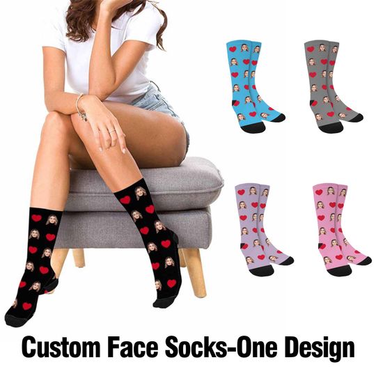 Custom Face Underwear, Personalized Couple Lingerie, Photo Gift