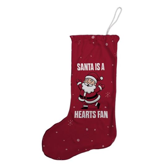 Santa is a Hearts Fan - Stocking