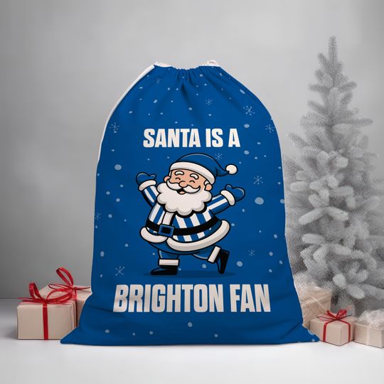 Santa is a Brighton Fan - Santa Sack