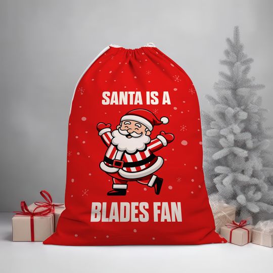 Santa is a Blades Fan - Santa Sack