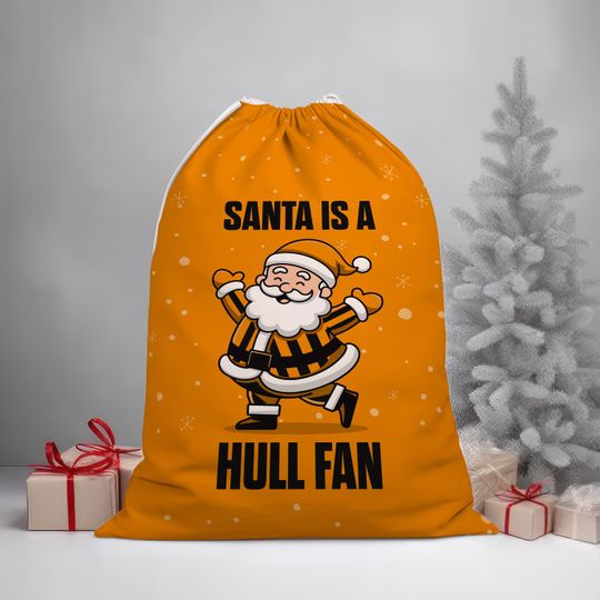 Santa is a Hull Fan - Santa Sack