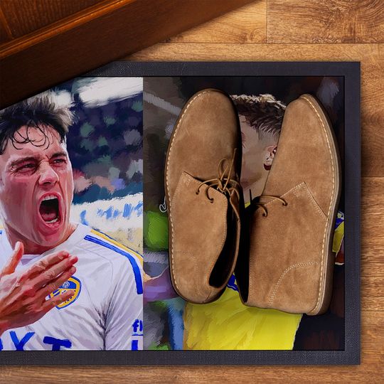 Leeds Doormat by Lee Buccilli, Dan James