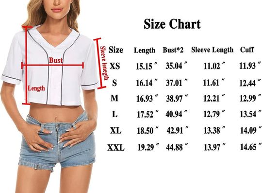 RBD Crop Top Baseball Jersey