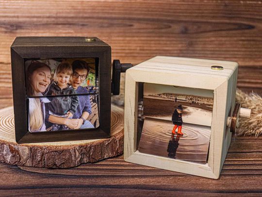 Custom Flip Book Animation Frame – Personalized Gift for Couples, Wedding, Him/Her