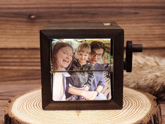 Custom Flip Book Animation Frame – Personalized Gift for Couples, Wedding, Him/Her
