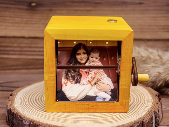 Custom Flip Book Animation Frame – Personalized Gift for Couples, Wedding, Him/Her