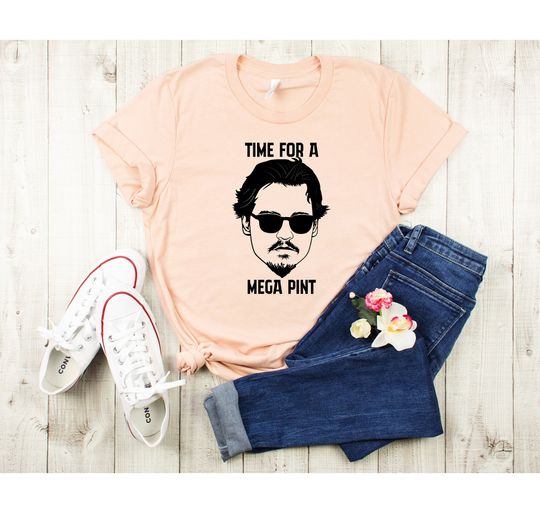 Time for A Mega Pint Tank Top, Johnny Depp Tank Top