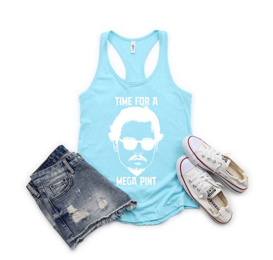 Time for A Mega Pint Tank Top, Johnny Depp Tank Top