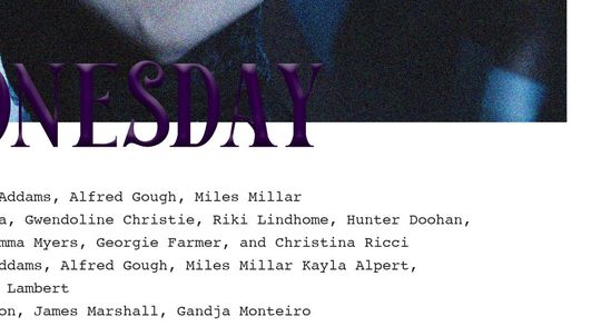 Wednesday Addams dancing Poster